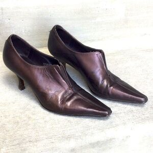 Donald J Pliner Lyndie Metalic Black Booties